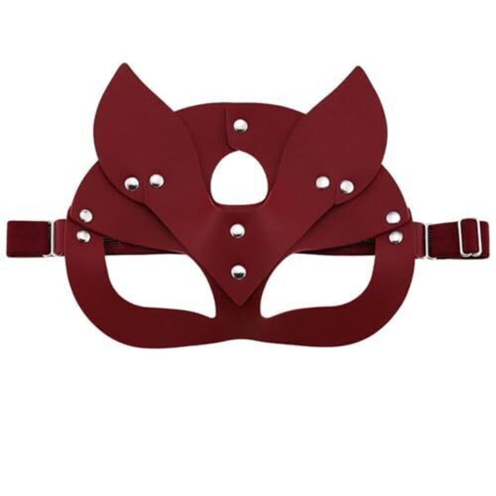 5838 Masquerade Mask PU Leather Venetian Masks for Halloween Cosplay
